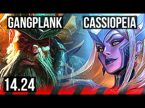 GANGPLANK vs CASSIOPEIA (TOP) | KR Diamond | 14.24