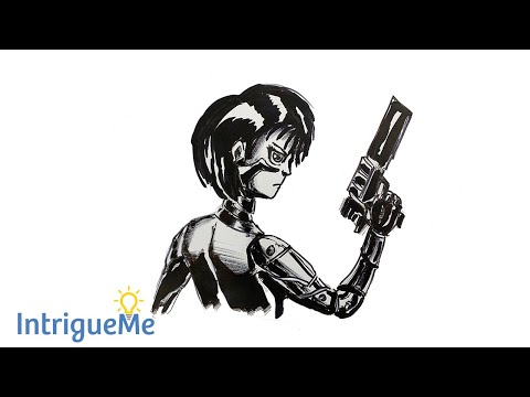 How to Draw Alita Battle Angel (Manga Version)