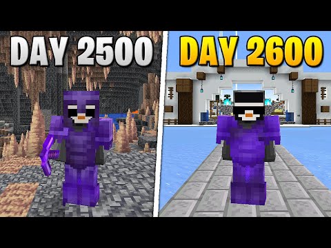 SB737 - I Survived 2,600 Days in HARDCORE Minecraft...