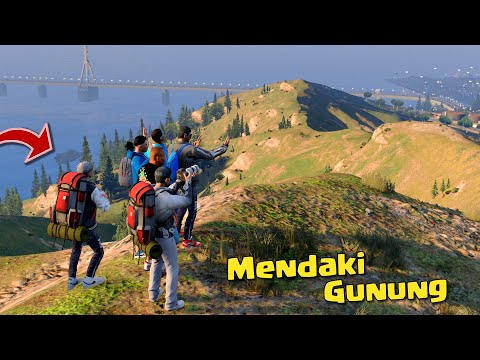 Mendaki dan Berkemah di Gunung Tinggi extrim GTA 5 Indonesian