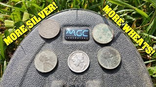 Metal Detecting: EVEN MORE SILVER! - Magic 5x8 and Fisher F75+