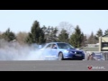 Subaru WRX STi Doing Burnouts Donuts AWD