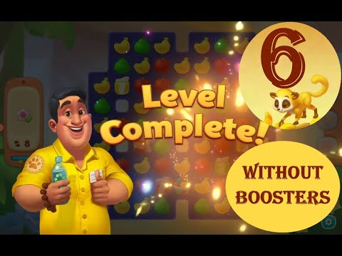 Wildscapes Level 6 - [14 moves] [2022] [HD] solution of Level 6 Wildscapes[No Boosters]