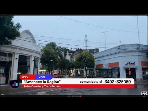 Tomas Bertero en las calles de Rafaela