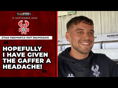 Ethan Freemantle 12/09/20 Bromsgrove 3-4 Harriers 12/09/20