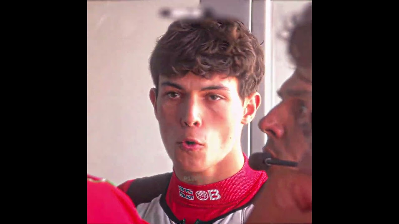 Isack Hadjar’s reactions in the tunnel at Monaco