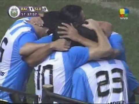 RACING 1 - SAN LORENZO 0 GOL DE HAUCHE CLAUSURA 2010 FECHA 5
