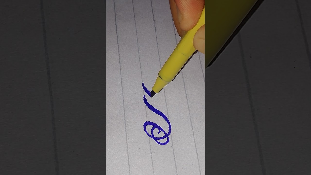 Beautiful Cursive H | Handwritten Lettering Tutorial
