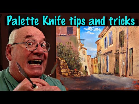 How to Oil Paint for Beginners : Tips, tricks with the palette knife