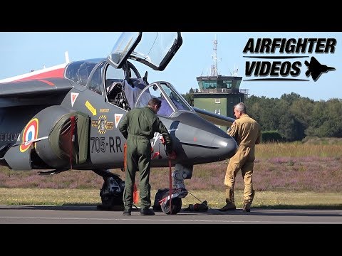Alpha Jet flight start-up & flight | Armée de l'Air | Kleine Brogel AB