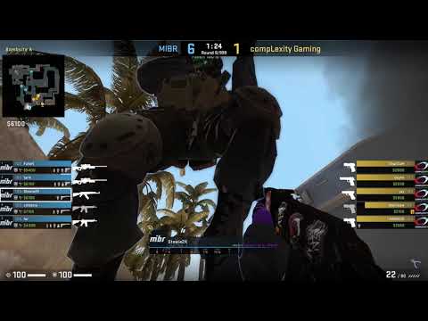 CS:GO POV Demo MIBR Stewie2K (22/7) vs compLexity (de_mirage)