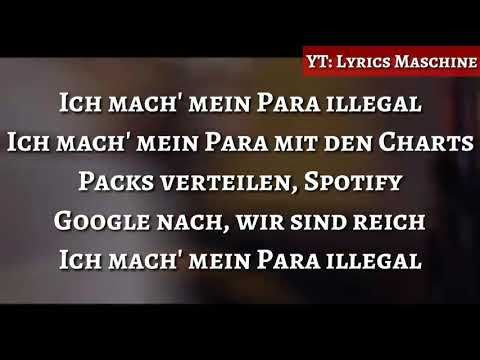 KING KHALIL feat. LIL LANO - PARA ILLEGAL (Official HQ Lyrics) (Text) | Lyrics Maschine