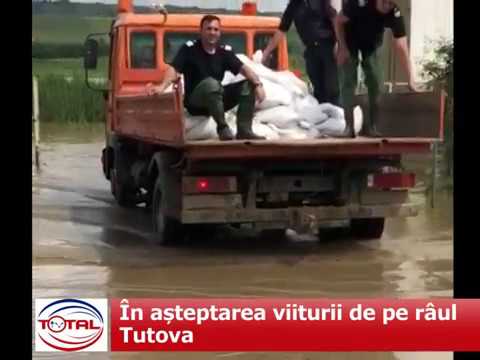 În așteptarea viiturii de pe râul Tutova