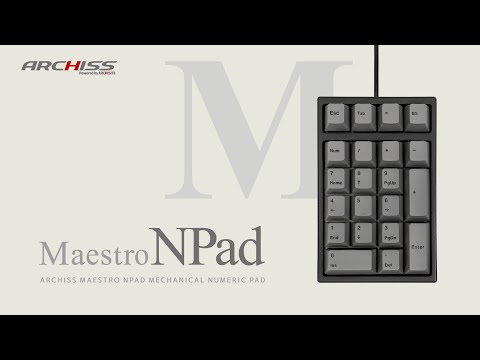 Maestro NPad - ARCHISS メカニカルテンキーパッド- 株式会社