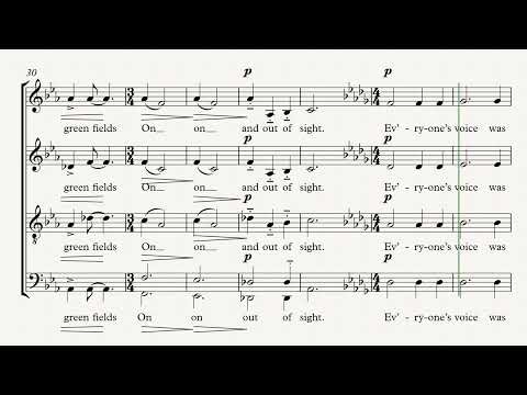 Everyone suddenly burst out singing, PETER WILLSHER - SATB, practice score.
