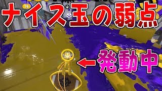 『スプラトゥーン2』ナイス玉の弱点って・・・笑《ダイナモローラーベッチュー》
