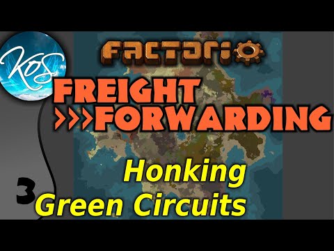 Factorio Freight Forwarding Mod 3 - MALLING AND BELTING  - Ships, trains, containers! - Let's Play