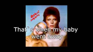 I Wish You Would | David Bowie + Lyrics