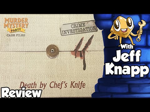 Murder Mystery Party Case Files Death by Chefs Knife Review - With Jeff Knapp