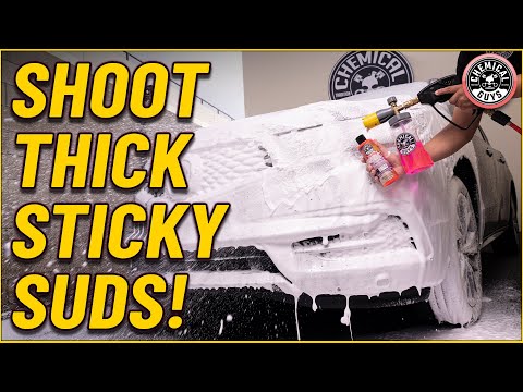 NEW PRODUCT - Sticky Snowball Ultra Snow Foam - How to get the thickest suds ever! - Chemical Guys