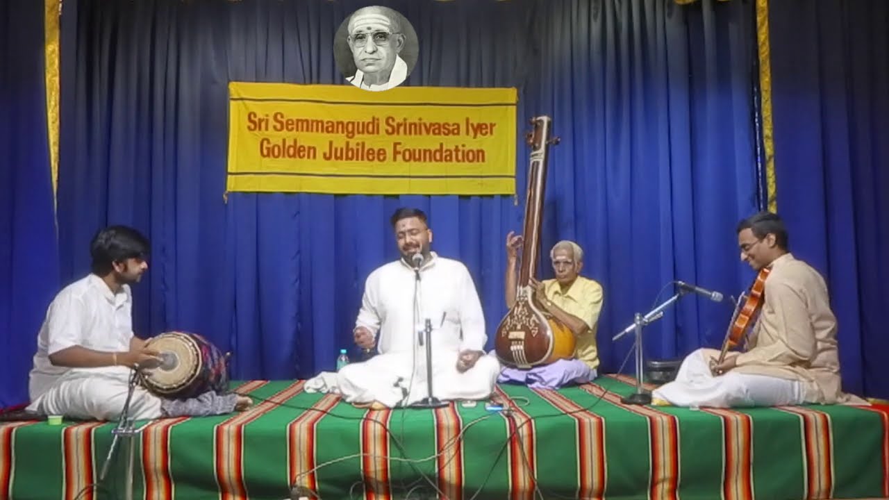Vidwan K.Bharat Sundar at Sri Semmangudi Srinivasa Iyer Golden Jubilee Foundation