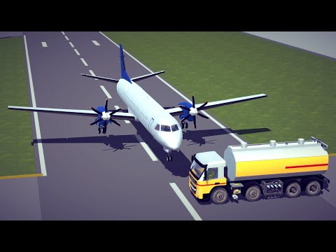 Airport Accidents, Helicopter Crashes & Airstrike Combat #6 | Besiege
