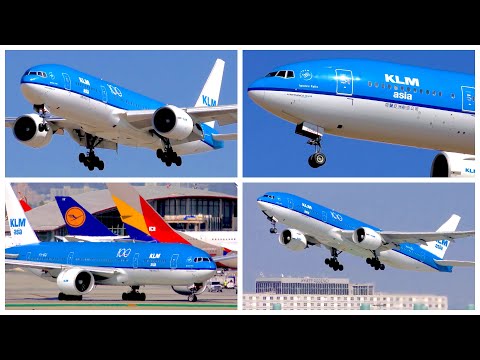KLM BOEING 777 LAX ARRIVAL & DEPARTURE - PLANE SPOTTING - OCTOBER 2019