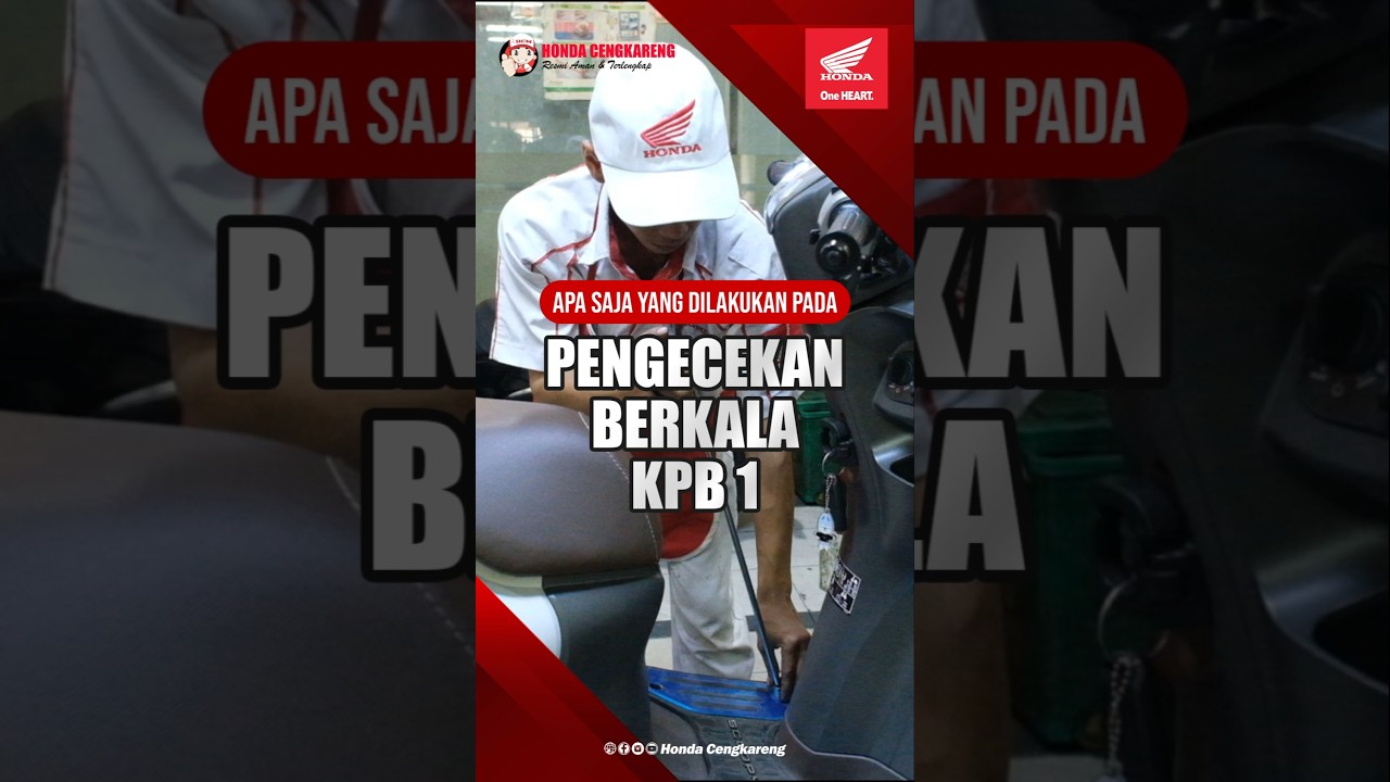 Ini yang dilakukan saat Service KPB 1 di Bengel Resmi Ahass #honda #ahass #ahasshonda #bengkelahass