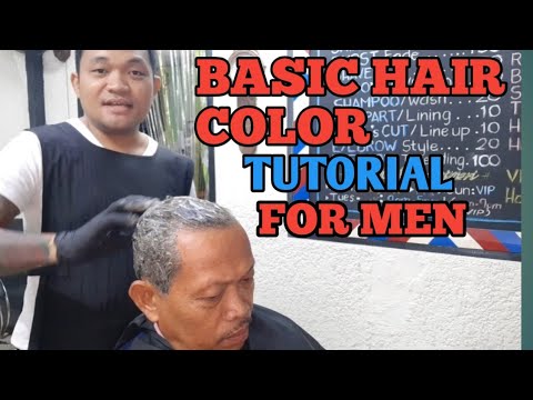 BASIC HAIR COLOR TUTORIAL FOR MEN//EASY STEPS FOR BEGINNERS