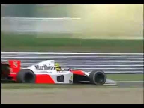 Ayrton Senna Qualifying at Magny Cours 1991