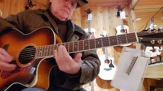 Video thumbnail for (1 of 2) Checking out a Guild F-2512CE Deluxe 12 string (with a cutaway!! yay) Acoustic - Electric by William R. "Bill" Tallman