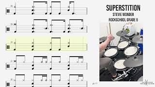How to Play 🥁 - Superstition - Stevie Wonder - Rockschool Grade 6