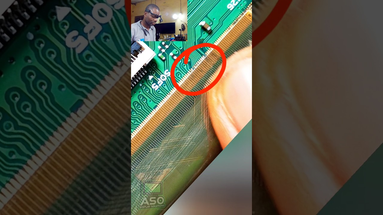 How to Solder Corroded Flex COFs on LCD Panels (Correct Method)