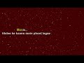 Ambar Se Thoda Clean Karaoke With Lyrics From RRR