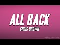 Chris Brown - All Back (Lyrics)