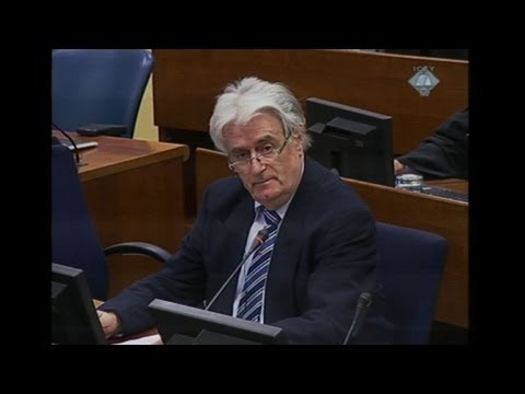 Karadzic tells court he should be rewarded