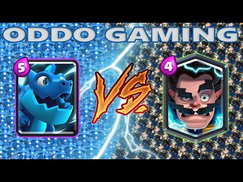 ELECTRO DRAGON VS ELECTRO WIZARD - CLASH ROYALE BATTLE #113