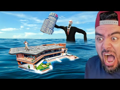 SLENDERMAN FRANKLININ EVINE TSUNAMI YOLLADI - GTA 5 MODS