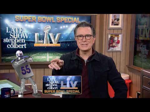 著名電影和NFL齊聚一堂，斯蒂芬的超級碗特別獨白。 (Famous Films And The NFL Come Together For Stephen's Super Bowl Special Monologue)