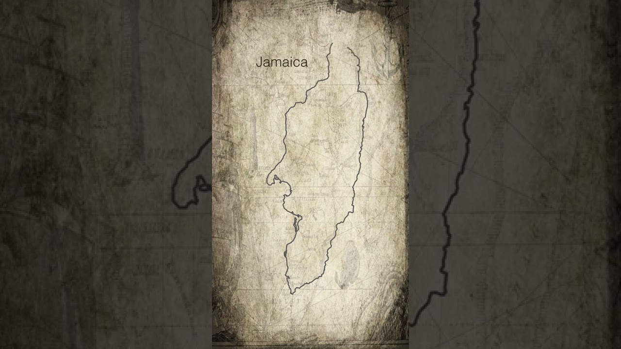 Jamaica map drawing #shorts #map #map #jamaica #map #drawing #zeichnen #art #drawing