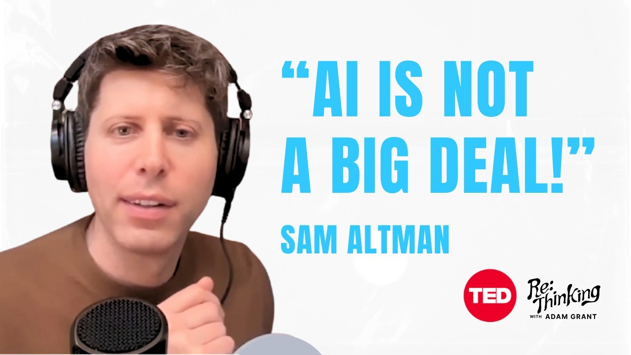 Sam Altman on the future of AI | ReThinking with Adam Grant