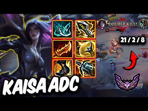 OTP Kaisa vs Ezreal ADC ( 53% Winrate ) Korea Master 21/2/8 | Patch 25.24