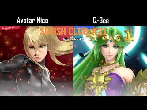 Smash Club #21 - Avatar Nico (Zero Suit Samus) vs Q-Bee (Palutena) - Winners Round 2