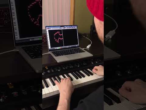 Drawing the Batman Logo With a Piano (Live MIDI Art)
