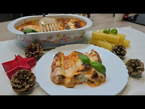 CANNELLONI RICOTTA E SPINACI BUONISSIMI E CREMOSI PER IL TUO MENU DELLE FESTE | Ricette di Natale 🎄