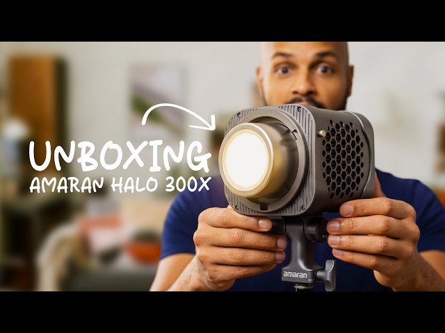 Vídeo relacionado con amaran Halo 200x 200W Luz LED COB Bi-Color, 10.530 Lux a 1m, Diseño Monolight con alimentación AC integrada, Montura Bowens Metal, CRI 96+, TLCI 97+, Control DMX y App