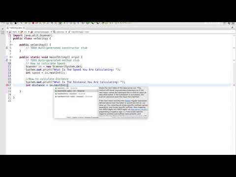 How To Code Velocityspeed In Java