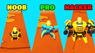 Little Robot Gameplay - NOOB vs PRO vs HACKER (iOS/Android)