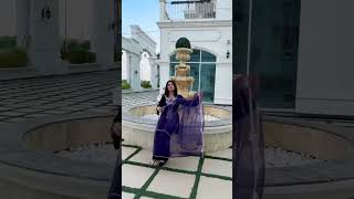 Purple Viscose Raw Silk Embroidered Kurta Set with Dupatta - Video 1