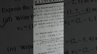 Examples of linear span linear combination